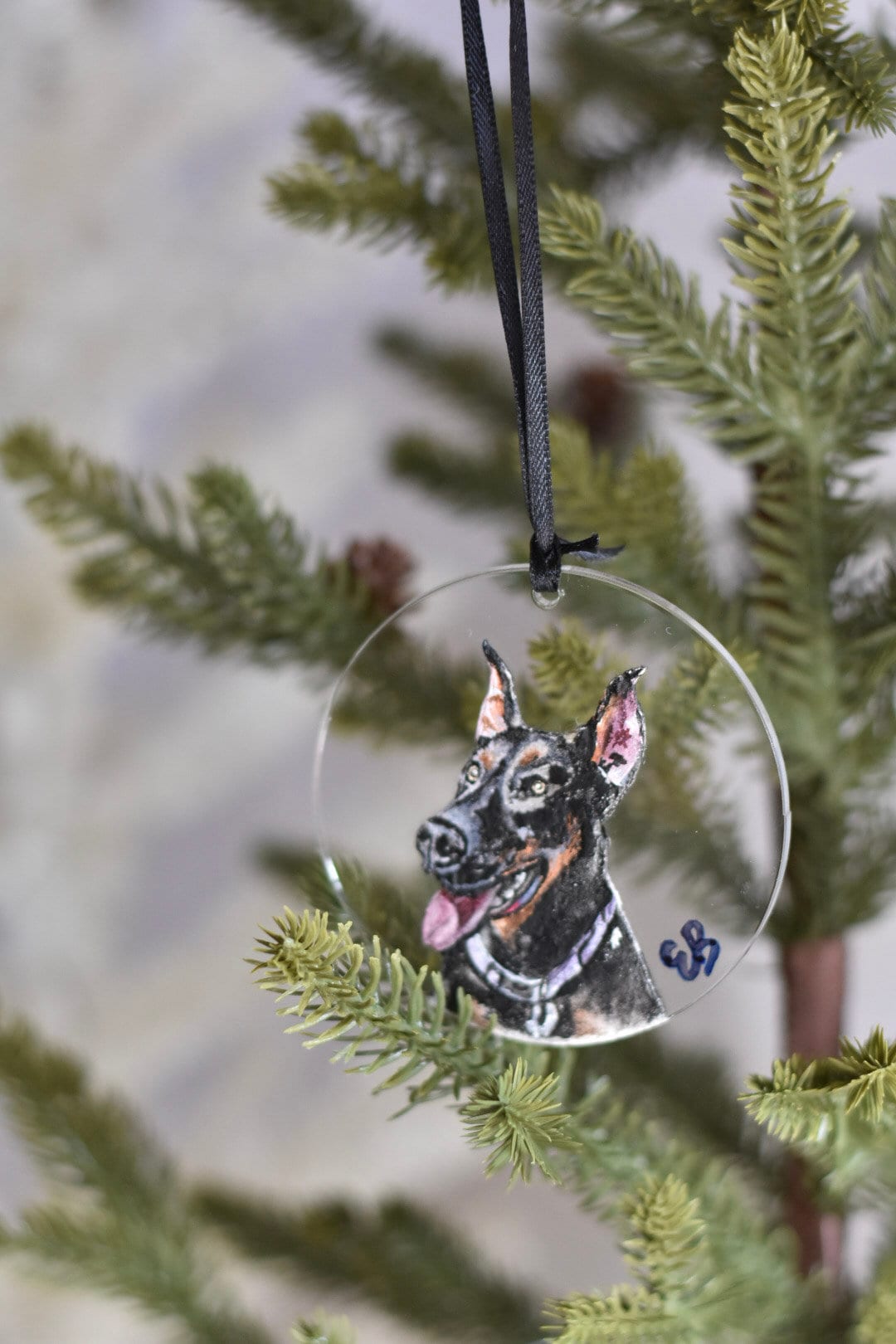 Hand Painted Dog/ Pet Ornament