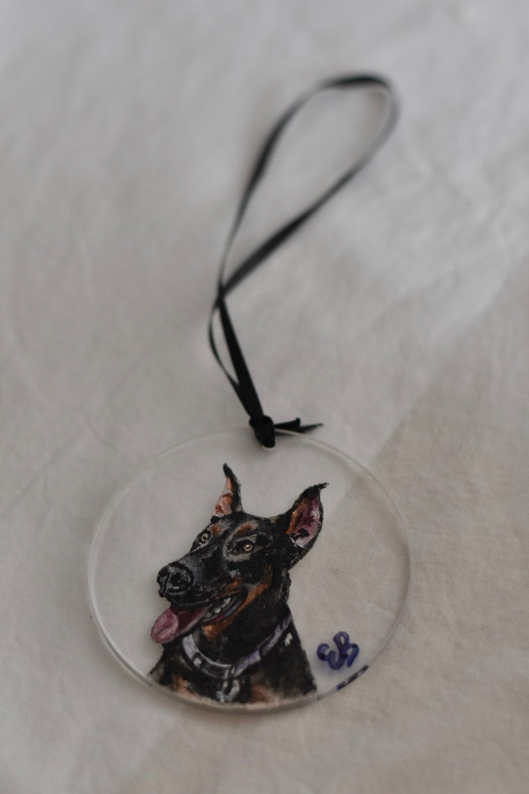 Hand Painted Dog/ Pet Ornament