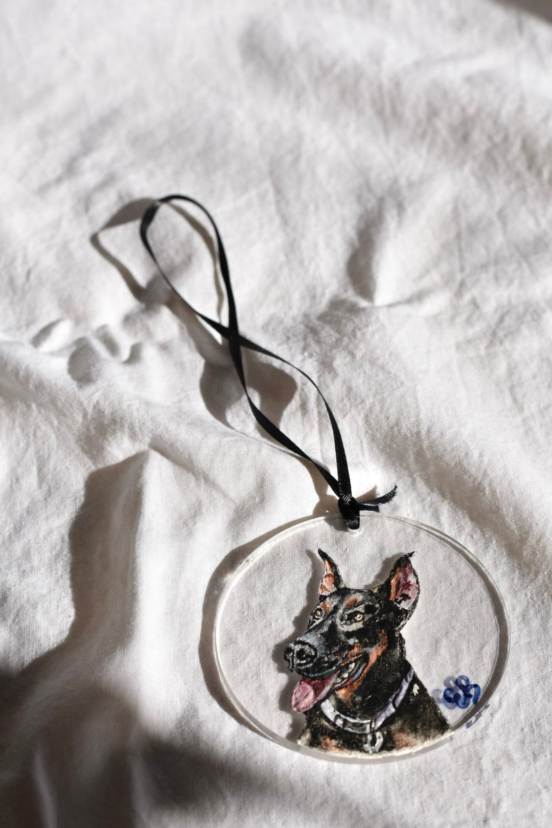 Hand Painted Dog/ Pet Ornament