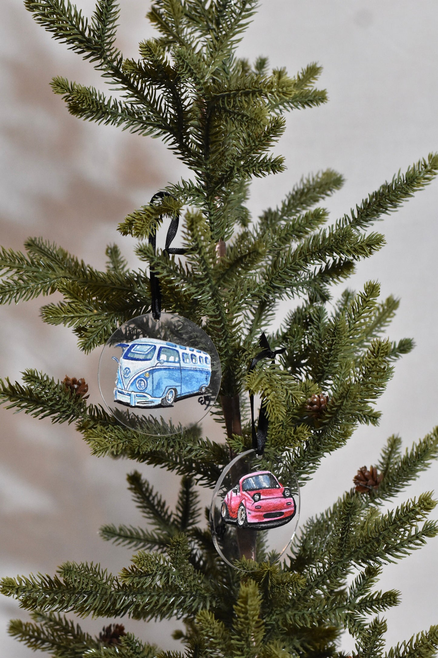 Hand Painted Car Ornament