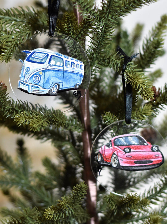 Hand Painted Car Ornament