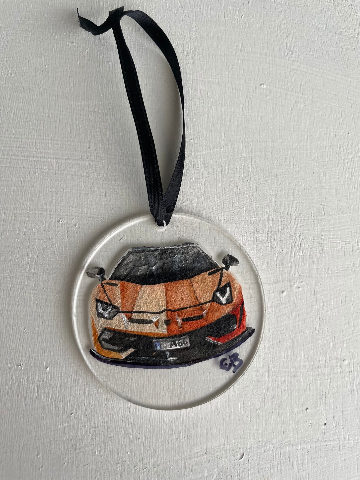 Hand Painted Car Ornament